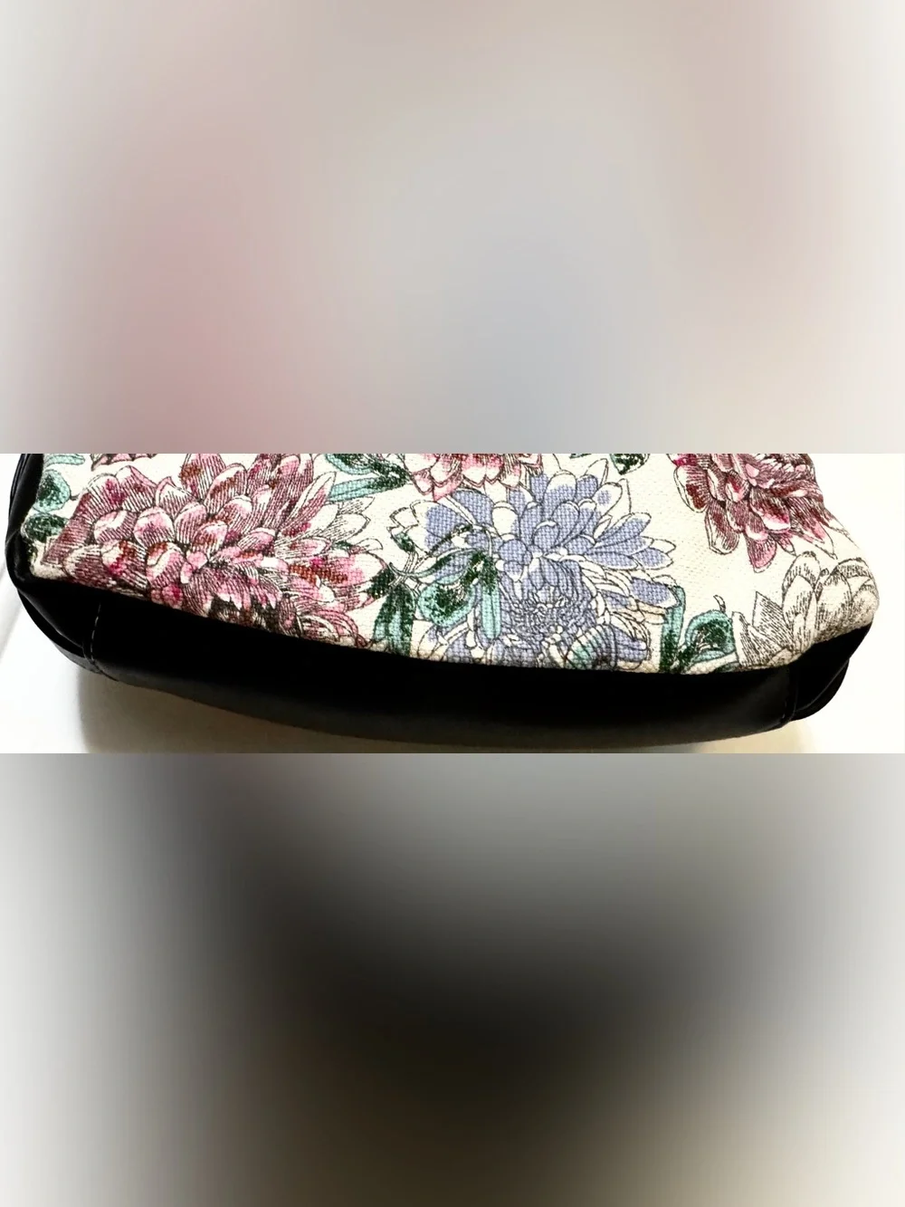 Stone & Co Floral Butterfly Tapestry Shoulder Bag Braided Strap Hobo